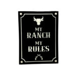 my-ranch-my-rules-tekstbord-emaille-enamel-willems-10x14cm